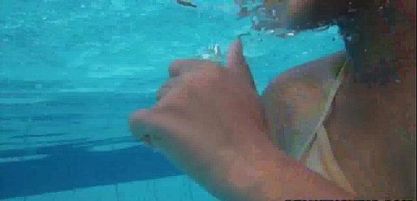  Two Filipina Amateurs Fingered At The Pool